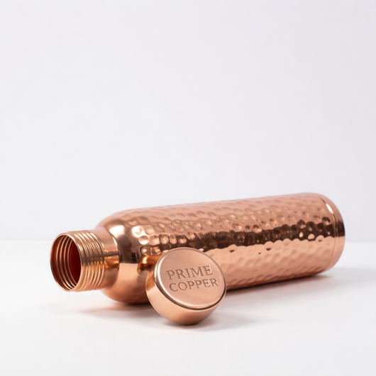 Prime Copper Handcrafted Hammered Copper Bottle